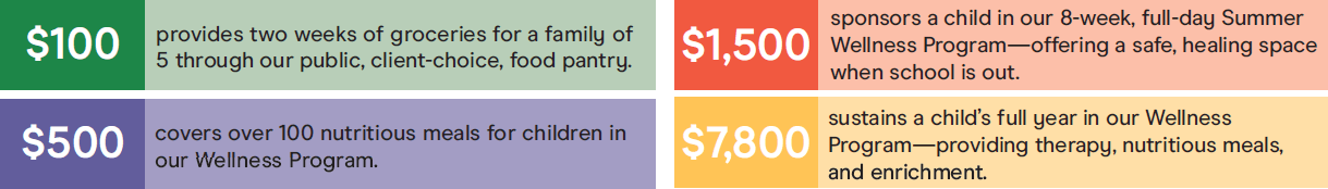 Annual Appeal Donation Impact