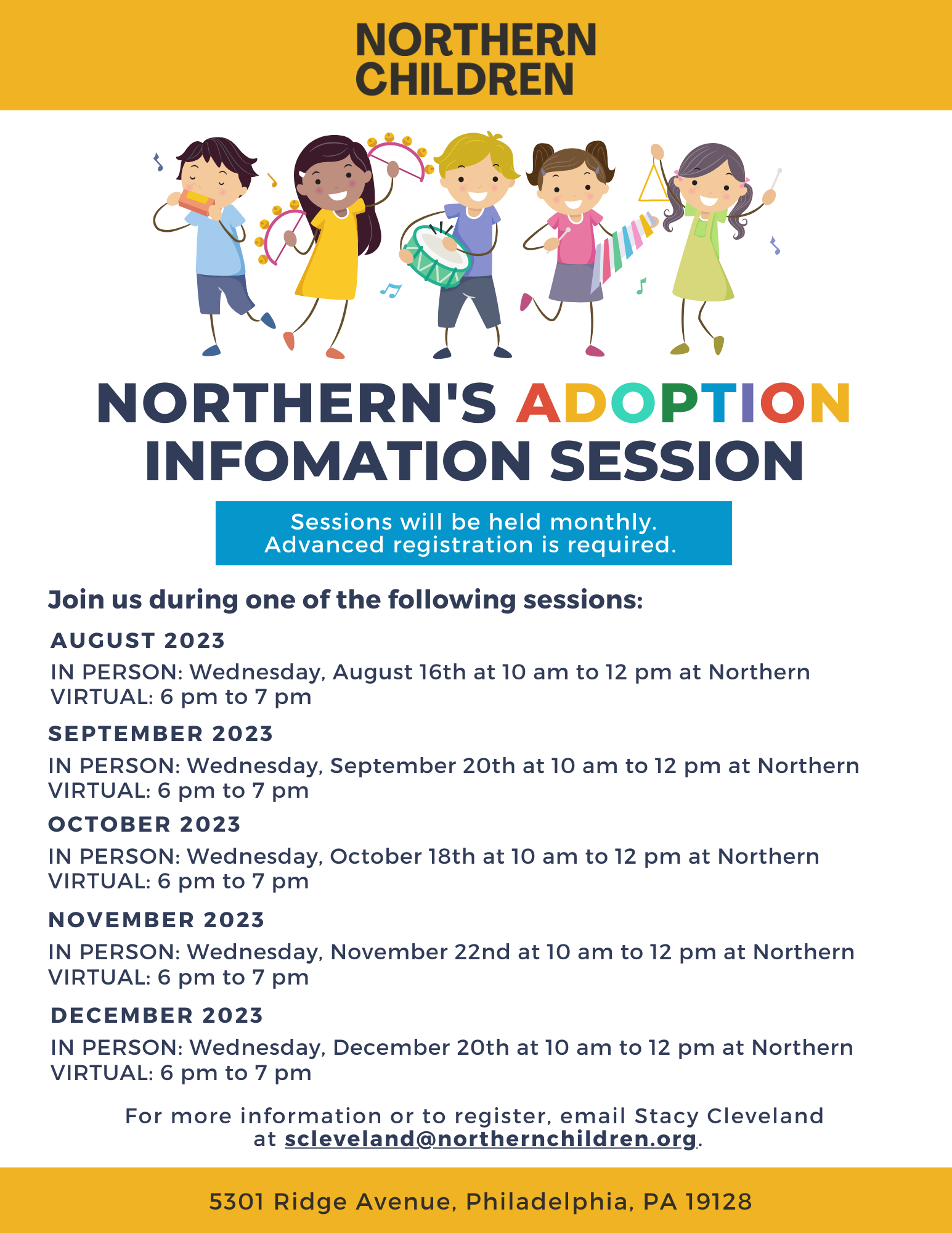 Northern Adoption Flyer